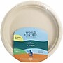 World Centric Compostable 9" Plates, Beige, 20 Plates/Pack (WORPLRTSCU9)~#|#~sp319250332_sc7