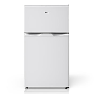 TCL 3.1 Cu. Ft. Compact Double Door Refrigerator, White (TRM31D4AW) Simolary simolary.com
