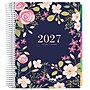 2027 Excello Brands 8.5" x 11" Weekly & Monthly Planner, Paperboard Cover, Navy Floral (ORY27-DLX-06)~#|#~sp319543594_sc7