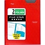 Five Star Stay-Put Pocket and Prong Folder, Fire Red (340300D)~#|#~sp319742318_sc7