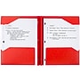 Five Star Stay-Put Pocket and Prong Folder, Fire Red (340300D)~#|#~sp319742321_sc7