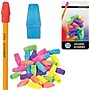 Merangue Pencil Cap Erasers, Assorted Colors, 24/Pack (1017-7241-00-000)~#|#~sp319742853_sc7