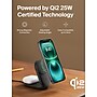 Belkin UltraCharge 2-in-1 Qi2 Foldable Magnetic Charging Stand, 25W, Black (WIZ039ttBK)~#|#~sp319898628_sc7