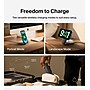 Belkin UltraCharge 2-in-1 Qi2 Foldable Magnetic Charging Stand, 25W, Black (WIZ039ttBK)~#|#~sp319898629_sc7