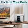 Purely S546 Adjustable Dual Slot Vertical Laptop and Tablet Desk Stand, Black (PTSS546BK)~#|#~sp320123619_sc7