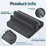 Purely S546 Adjustable Dual Slot Vertical Laptop and Tablet Desk Stand, Black (PTSS546BK)~#|#~sp320123620_sc7