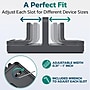 Purely S546 Adjustable Dual Slot Vertical Laptop and Tablet Desk Stand, Black (PTSS546BK)~#|#~sp320123622_sc7