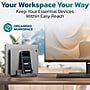 Purely S546 Adjustable Dual Slot Vertical Laptop and Tablet Desk Stand, Black (PTSS546BK)~#|#~sp320123623_sc7