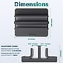 Purely S546 Adjustable Dual Slot Vertical Laptop and Tablet Desk Stand, Black (PTSS546BK)~#|#~sp320123626_sc7