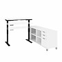 Bestar Pro-Linea 72-inch L-Shaped Standing Desk, White (120857-17)~#|#~sp320187469_sc7