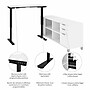 Bestar Pro-Linea 72-inch L-Shaped Standing Desk, White (120857-17)~#|#~sp320187474_sc7