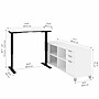 Bestar Pro-Linea 72-inch L-Shaped Standing Desk, White (120857-17)~#|#~sp320187475_sc7