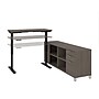Bestar Pro-Linea 72-inch L-Shaped Standing Desk, Bark Gray (120857-47)~#|#~sp320187488_sc7