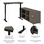 Bestar Pro-Linea 72-inch L-Shaped Standing Desk, Bark Gray (120857-47)~#|#~sp320187493_sc7