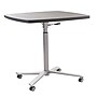 NPS Cafe Time Adjustable-Height Table, Charcoal Slate/Silver (CTT3042)~#|#~sp320187520_sc7