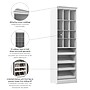 Bestar Versatile 25W Closet Shoe Organizer (40164-17)~#|#~sp320187525_sc7