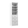 Bestar Versatile 25W Traditional Closet System with Shelves & Drawers, White (40871-17)~#|#~sp320236200_sc7