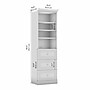 Bestar Versatile 25W Traditional Closet System with Shelves & Drawers, White (40871-17)~#|#~sp320236214_sc7