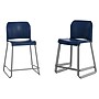Flash Furniture Hercules Kenai Classic Plastic Stacking Full Back Counter Stools, Navy, 3-Pieces (3RUT239AHCSNV)~#|#~sp320244448_sc7