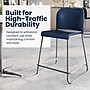 Flash Furniture Hercules Kenai Classic Plastic Stacking Full Back Counter Stools, Navy, 3-Pieces (3RUT239AHCSNV)~#|#~sp320244454_sc7