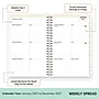 2027 Blue Sky Day Designer 5" x 8" Weekly & Monthly Planner, Rugby Stripe Black (163808)~#|#~sp320330945_sc7