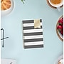 2027 Blue Sky Day Designer 5" x 8" Weekly & Monthly Planner, Rugby Stripe Black (163808)~#|#~sp320330950_sc7