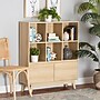 Baxton Studio Danina 44.5" H 6-Shelf Wood Bookcase, Oak Brown (229-12914-HiT)~#|#~sp320331137_sc7