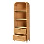bali & pari Curacao 67.7" H 3-Shelf Natural Rattan Bookcase, Light honey (243-13570-HiT)~#|#~sp320331142_sc7