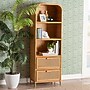 bali & pari Curacao 67.7" H 3-Shelf Natural Rattan Bookcase, Light honey (243-13570-HiT)~#|#~sp320331147_sc7