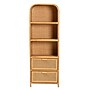 bali & pari Curacao 67.7" H 3-Shelf Natural Rattan Bookcase, Light honey (243-13570-HiT)~#|#~sp320331149_sc7