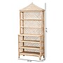bali & pari Adonis 67.3" H 6-Tier Natural Rattan Display Shelf, Light Honey (262-14447-HiT)~#|#~sp320331319_sc7