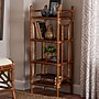 bali & pari Basile 40.6" H 4-Tier Natural Rattan Display Shelf, Marbled Tortoise Brown (268-14754-HiT)~#|#~sp320331342_sc7