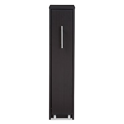 Baxton Studio Lindo 38.53″ H 4-Shelf Wood Bookcase, Dark Brown (120-6473-HiT) Sansujyuku sansujyuku.com