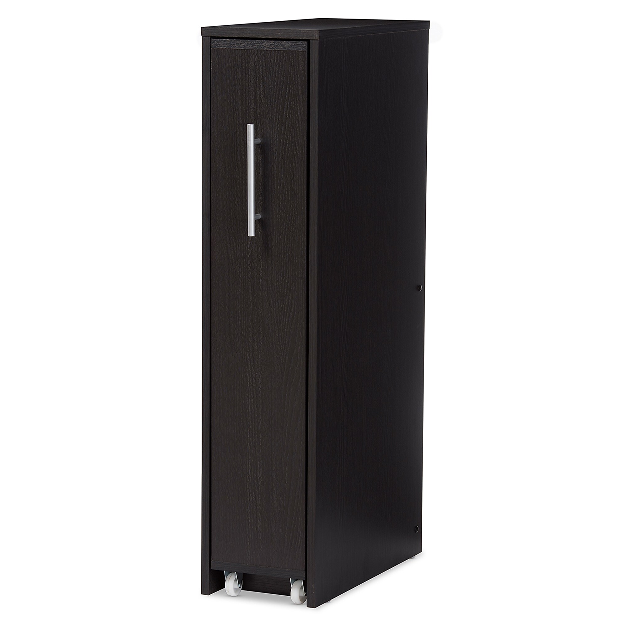 Baxton Studio Lindo 38.53″ H 4-Shelf Wood Bookcase, Dark Brown (120-6473-HiT) Sansujyuku sansujyuku.com