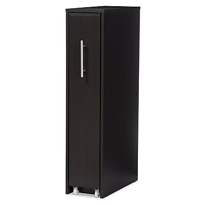 Baxton Studio Lindo 38.53″ H 4-Shelf Wood Bookcase, Dark Brown (120-6473-HiT) Sansujyuku sansujyuku.com