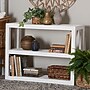 bali & pari Oaklynn 30" H 2-Shelf Natural Grasscloth Bookcase, White (268-14663-HiT)~#|#~sp320331390_sc7