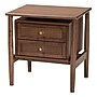 Baxton Studio Alyssa 22.2" H Wood and Rattan Nightstand, Walnut Brown (252-13949-HiT)~#|#~sp320331405_sc7