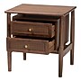 Baxton Studio Alyssa 22.2" H Wood and Rattan Nightstand, Walnut Brown (252-13949-HiT)~#|#~sp320331406_sc7