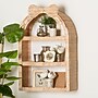 bali & pari Creusa 30.7" H 3-Tier Natural Rattan Wall Shelf, Natural Brown (266-14572-HiT)~#|#~sp320331431_sc7
