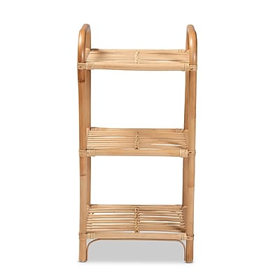 bali & pari Barras 31.5″ H 3-Tier Natural Rattan Display Shelf, Natural (205-12685-HiT) Sansujyuku sansujyuku.com