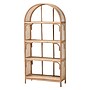 bali & pari Natania 65" H 4-Tier Natural Rattan Display Shelf, Natural (262-14415-HiT)~#|#~sp320331479_sc7