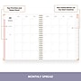 Blue Sky Sincerely Jules 8.5" x 11" Weekly & Monthly Planner, Pink/White (164241)~#|#~sp320331500_sc7