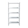 Baxton Studio Lucera 62.4" H 5-Tier Bobbin Display Shelf, White (271-14761-HiT)~#|#~sp320331520_sc7