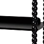 Baxton Studio Lucera 62.4" H 5-Tier Bobbin Display Shelf, Black (271-14760-HiT)~#|#~sp320331556_sc7