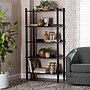 Baxton Studio Lucera 62.4" H 5-Tier Bobbin Display Shelf, Black (271-14760-HiT)~#|#~sp320331559_sc7