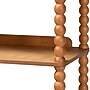 Baxton Studio Lucera 62.4" H 5-Tier Bobbin Display Shelf, Oak Brown (271-14759-HiT)~#|#~sp320331575_sc7