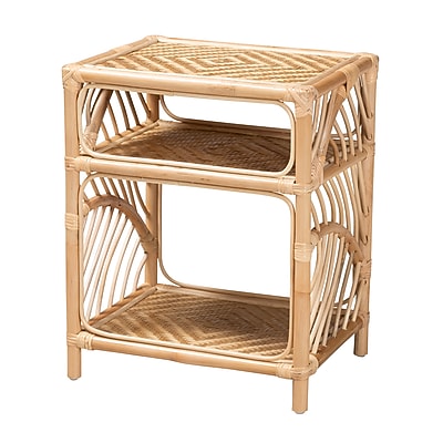 bali & pari Baara 22″ H Natural Rattan Nightstand, Natural (230-13150-HiT) Simolary simolary.com