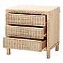 bali & pari Lanica 24" H Sun Bleached Rattan Nightstand, Pale Brown (248-13728-HiT)~#|#~sp320332151_sc7