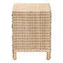 bali & pari Lanica 24" H Sun Bleached Rattan Nightstand, Pale Brown (248-13728-HiT)~#|#~sp320332152_sc7
