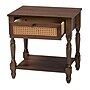 Baxton Studio Roden 20.5" H Wood and Rattan Nightstand, Dark Brown (247-13771-HiT)~#|#~sp320332161_sc7